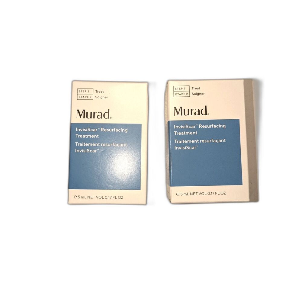 Murad InvisiScar Resurfacing Treatment 0.17 oz Sample Lot of 2